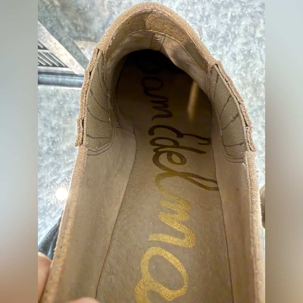 Sam Edelman Beige Suede Ankle Boots Size 11 - Picture 9 of 12
